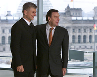 Zoran Đinđić i Gerhard Šreder, Bon 30. novembar 2001. godine